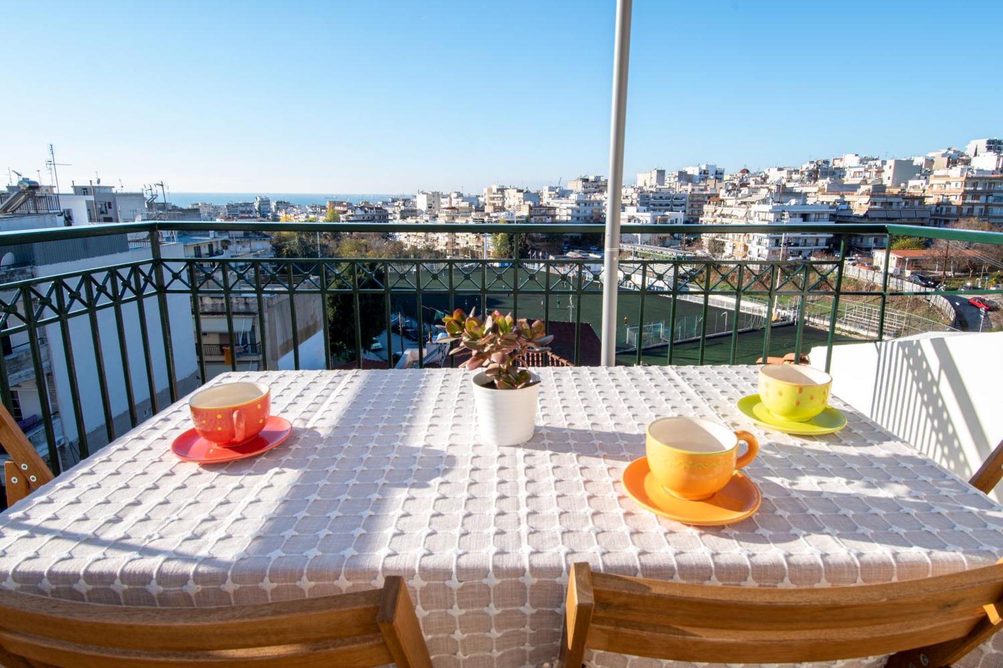 Sunset Rooftop Apartment 塞萨洛尼基 外观 照片